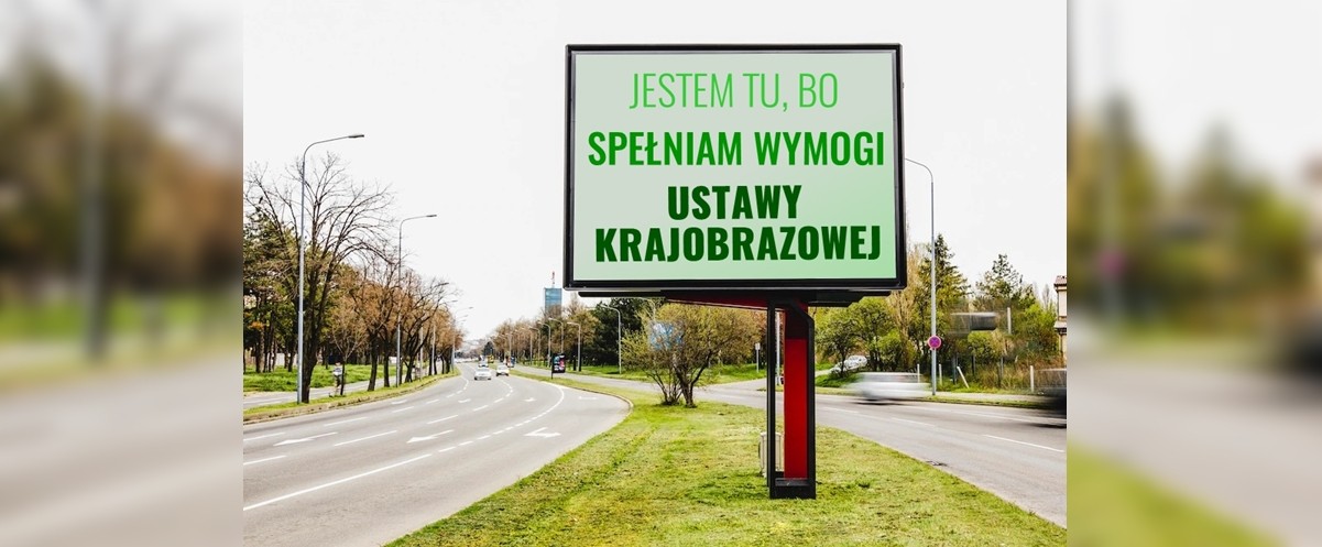 Bilbord Ustawa Krajobrazowa